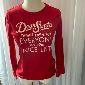 “Dear Santa”top. Great condition!